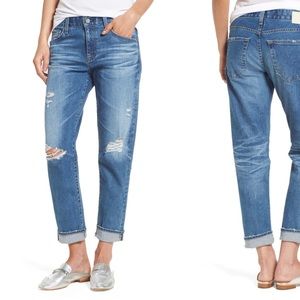AG Ex-Boyfriend Cropped Slim Jeans